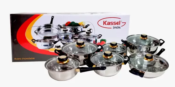 Batería de Cocina Kassel KS-INOX12