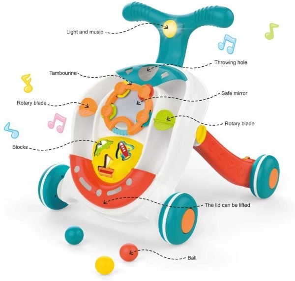 Caminador con luz y sonido