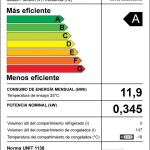 Freezer Horizontal 147 lts 1