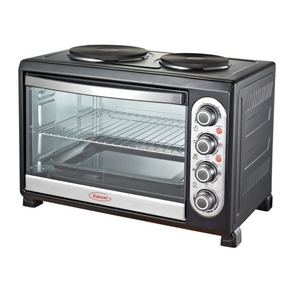 Horno Eléctrico 38 lts - c/hornallas. Kassel