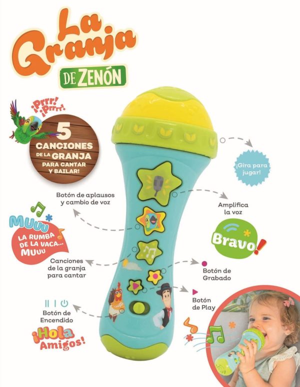 Micrófono Karaoke. La Granja de Zenón