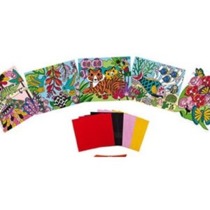 Arte 5 laminas terciopelo. Janod