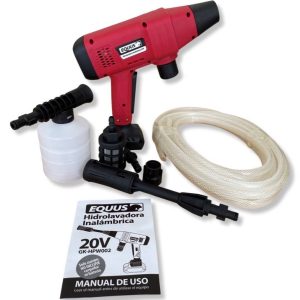 Hidrolavadora Equus Inalambrica + Cargador 20v + Bateria 2.0