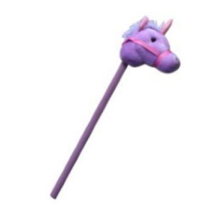 Caballo de palo. Color violeta