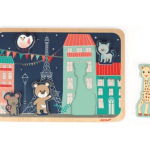 Sofi la jirafa puzzle 5PCS