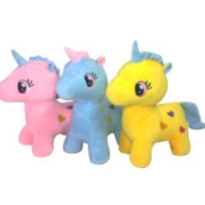 Peluche Unicornio con corazones