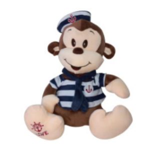 Peluche Mono marinero 30cm