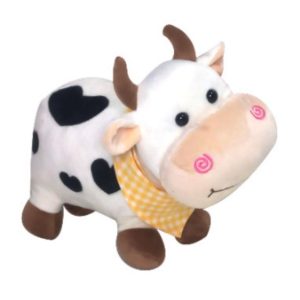 Peluche Vaca con corazones 34cm
