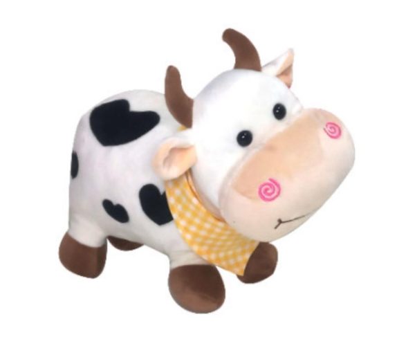 Peluche Vaca con corazones 34cm