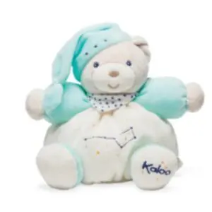 Oso gorrito celeste 18cm