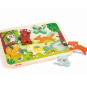 Encastre madera zoológico. Janod