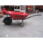 Carretilla 75L rueda solida 14"x3" Premium