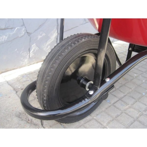 Carretilla 75L rueda solida 14"x3" Premium