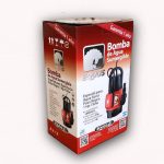 Bomba sumergible pozo negro aguas sucias 1hp 750w