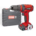 Taladro Atornillador Inalámbrico 20V Equus con Percutor / 2 baterías y maletín