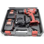 Taladro Atornillador Inalámbrico 20V Equus con Percutor / 2 baterías y maletín