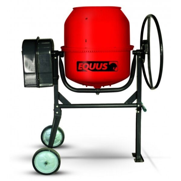 Hormigonera Portátil 140L con Volante Protector Plástico