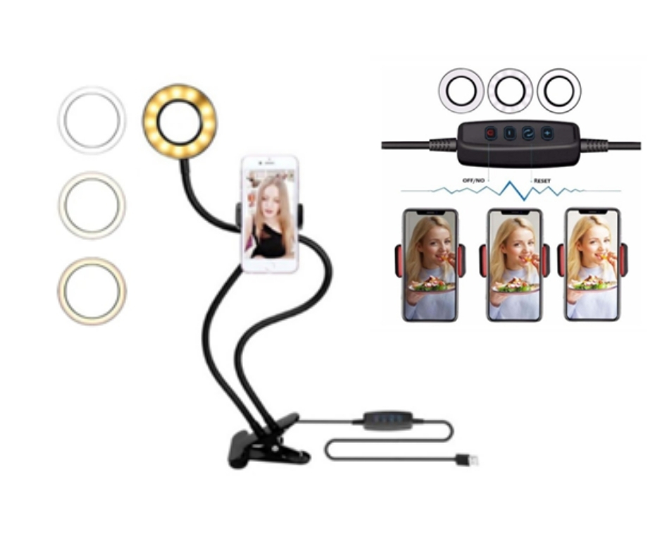 Anillo luz led profesional live stream