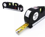 Nivel laser infrarrojo con cinta métrica