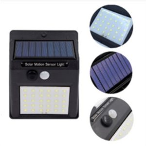 Foco solar 48 leds con sensor waterproof