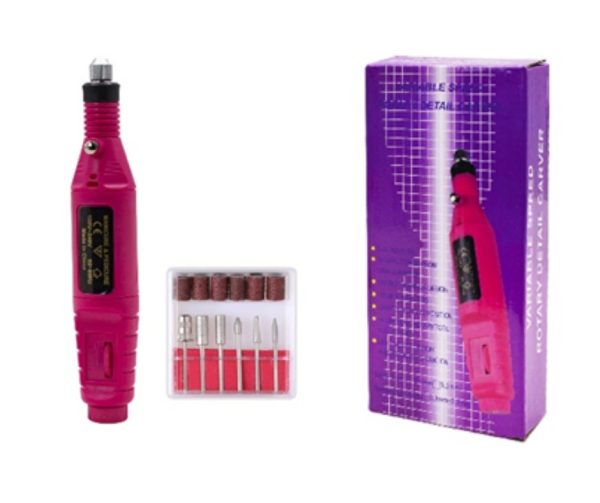 Torno pulidor de uñas 20000RPM 6 cabezales