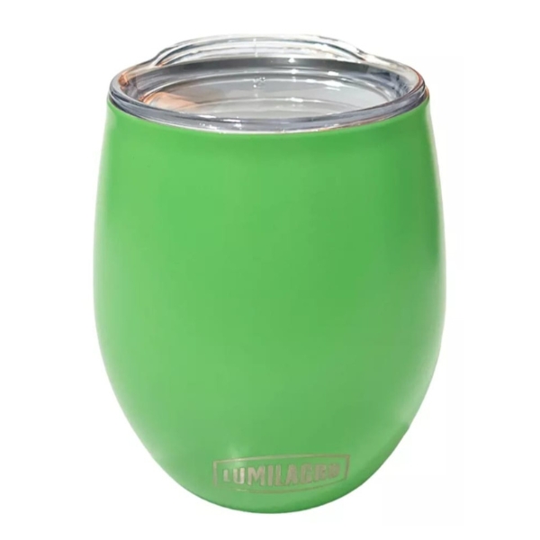 Mate con tapa antiderramable. Acero inoxidable