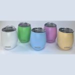 Mate con tapa antiderramable. Acero inoxidable