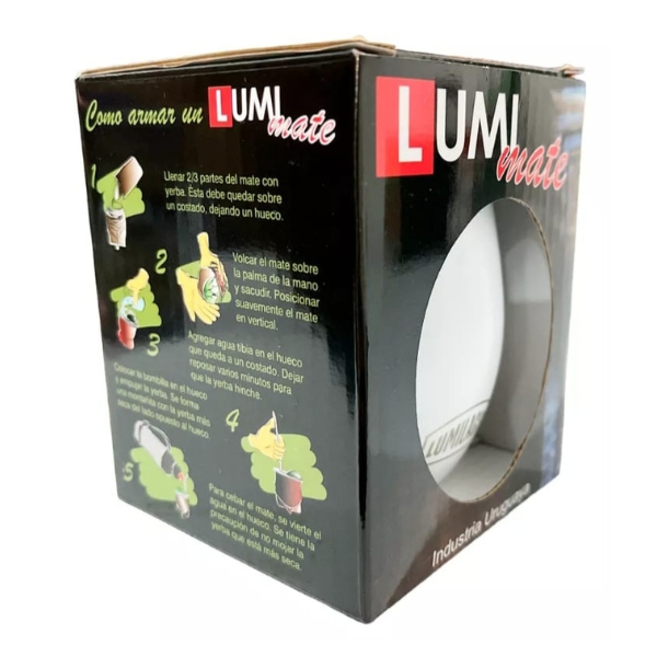 Mate con tapa antiderramable. Acero inoxidable