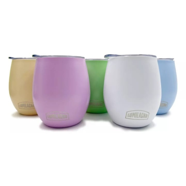 Mate con tapa antiderramable. Acero inoxidable