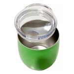 Mate con tapa antiderramable. Acero inoxidable