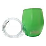 Mate con tapa antiderramable. Acero inoxidable