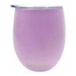 Mate con tapa antiderramable. Acero inoxidable