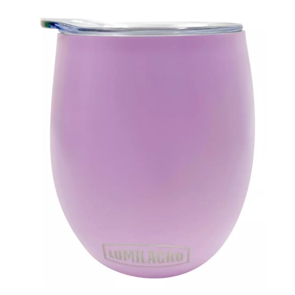 Mate con tapa antiderramable. Acero inoxidable