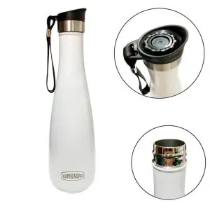 Termo Lumilagro Acero Inoxidable 750ml Color Blanco