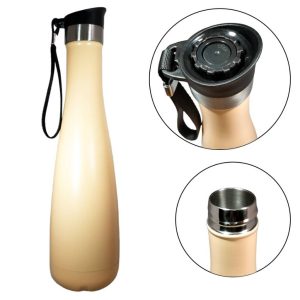 Termo Lumilagro Acero Inoxidable 750ml Color amarillo