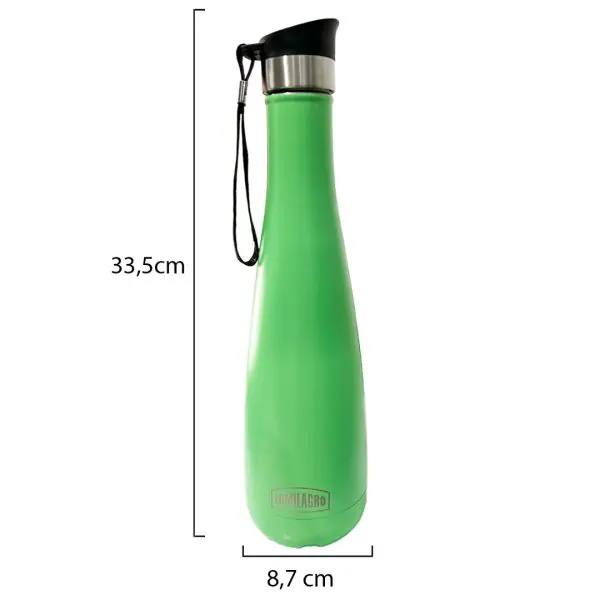 Termo Lumilagro Acero Inoxidable 750ml Color Verde