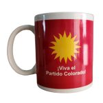 Tazas y banderas partidos políticos
