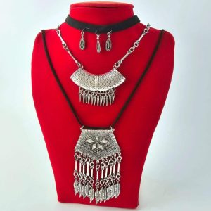 Collar 3 en uno con colgantes