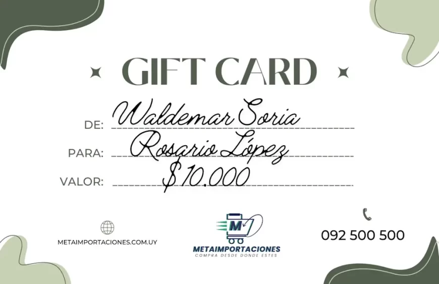 GIFT CARD metaimportaciones