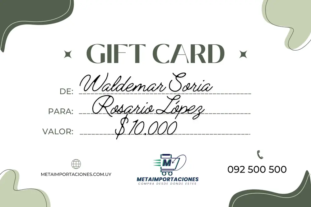 GIFT CARD metaimportaciones