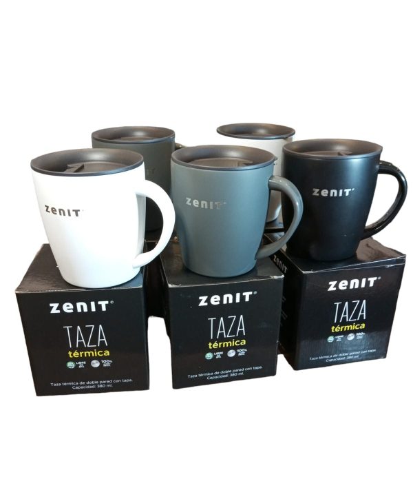 Taza Térmica ZENIT 380 ml Gris
