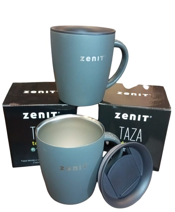 Taza Térmica ZENIT 380 ml Gris