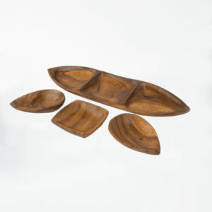 BANDEJA BOTE CON 3 BOWLS