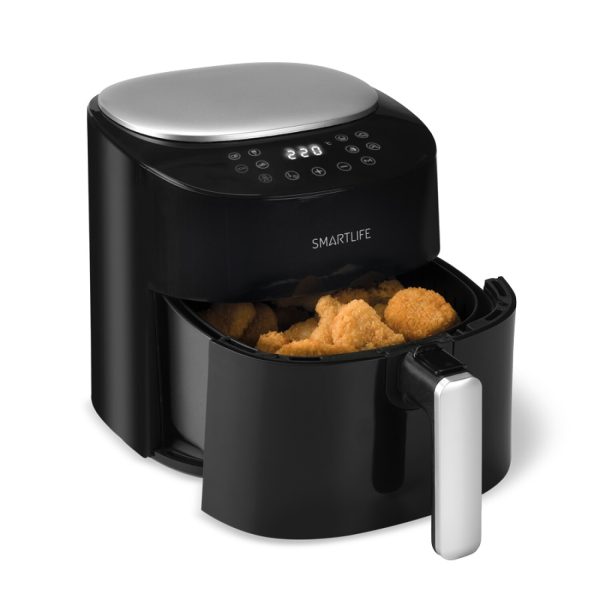 Freidora Sin Aceite Airfryer Digital Smartlife SL-AF9001B 4.2 Lt