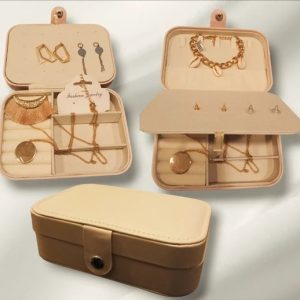 Alhajero Joyero con accesorios Simil Cuero