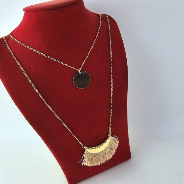 Bijou - cadena con colgantes