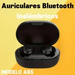 Auriculares inalámbricos Bluetooth A6S Negro, luz LED