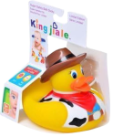 Pato de Goma para Baño King Jiale estilo Cowboy