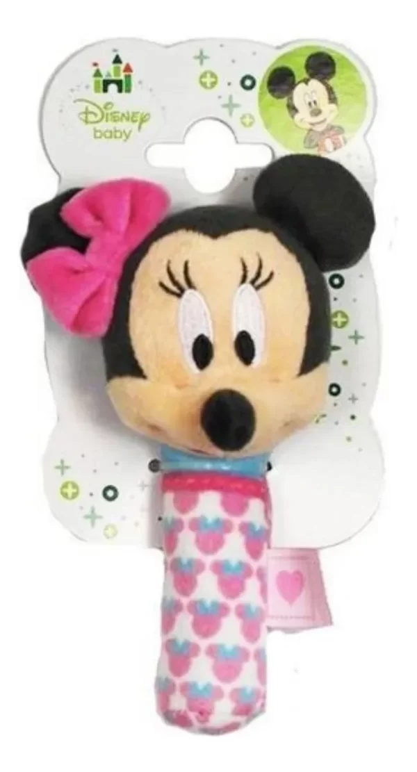Sonajero Stick Minnie Mouse- 14 Cm- Disney Original-