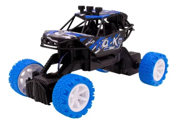 Camioneta Arenero Rock 4x4 A Control Remoto Con Suspensión Color Azul